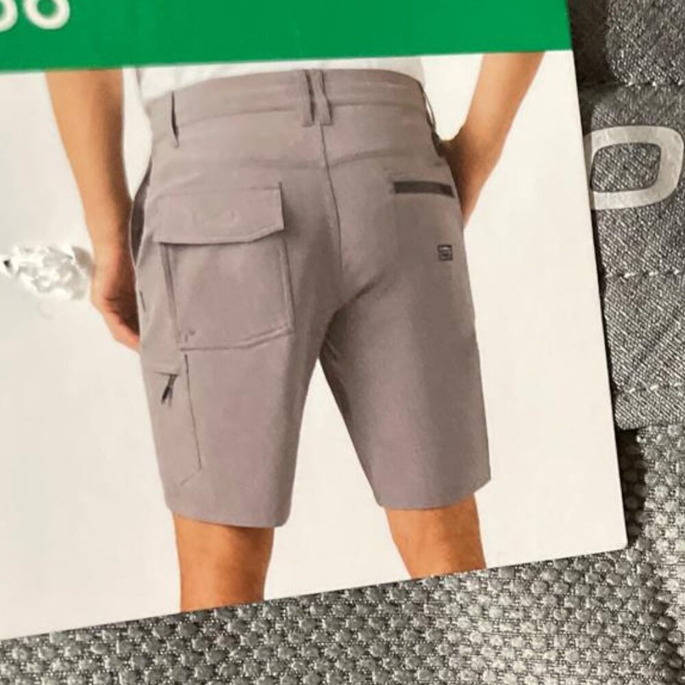 NWT! Men's O'Neill Hybrid Shorts - Gray, Size 38
